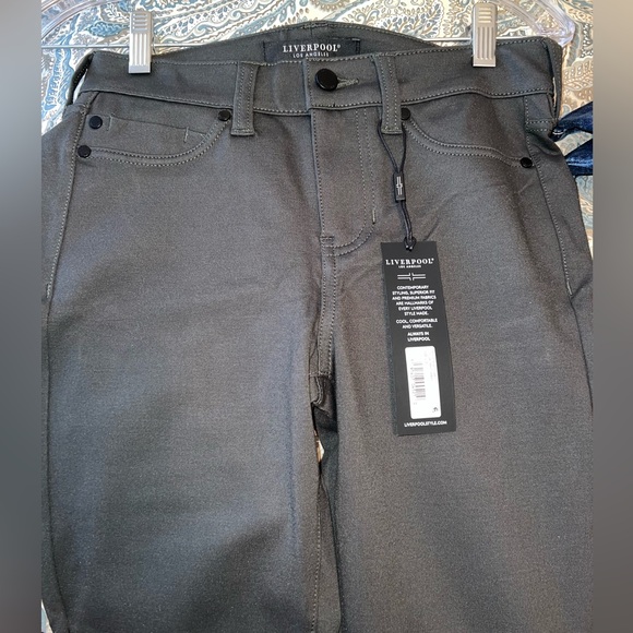 Liverpool size 2/26 peat green skinny pants - Picture 3 of 6